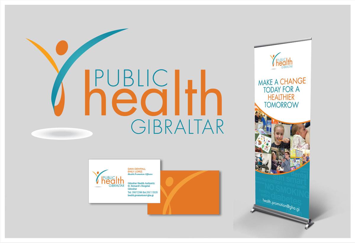 <h2>Public Health Gibraltar - Branding</h2></br>