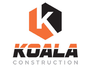 Koala Construction Logo, designed by Niche Creative Solutions