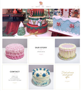 Piece of Cake website, by Niche Creative Solutions