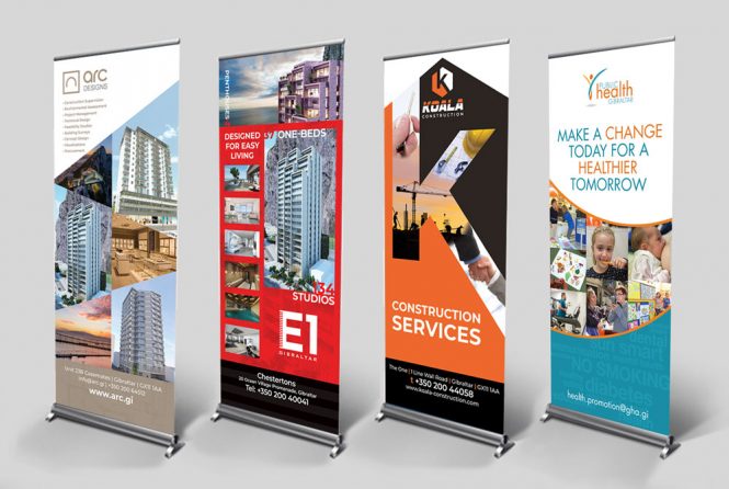 <h2>Popup (rollup) banners </h2>
Niche Creative Solutions has designed and produced a variety of popup (or rollup) banners for many clients. </br></br>
These are a great way to promote your business, and they come in their own carry case.