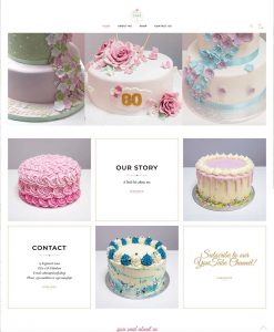 Piece of Cake website, by Niche Creative Solutions