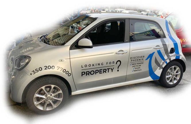 <h2>Phoenix Real Estate car livery</h2>
Design and production of van livery for Phoenix Real Estate.
